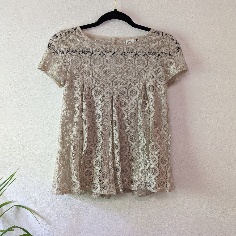 Anthropologie | Akemi & Kim XXS lace top